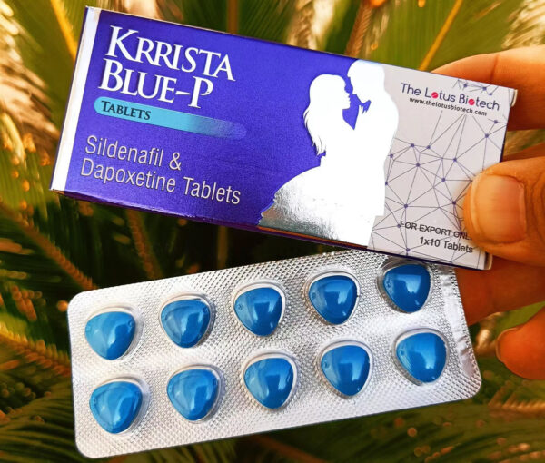 巔峰藍P雙效 The Lo tus Bio tech NO Dapoxetine Tablets 偉哥雙效片 香港總代理 西地那非110mg+達泊西汀110mg 1盒10粒 - Image 2